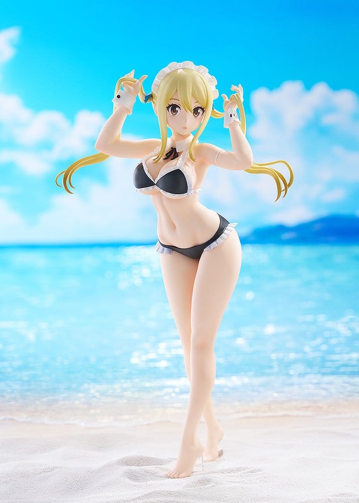 Fairy Tail 100 Years Quest Beach Queens Pop Up Parade PVC Statue Lucy Heartfilia: Virgo Form Swimsuit Ver. L Size 23 cm Good Smile Company