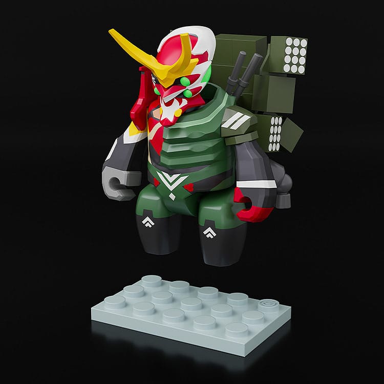 Rebuild of Evangelion Brickroid Action Figure Evangelion Production Model-New 02 a 5 cm