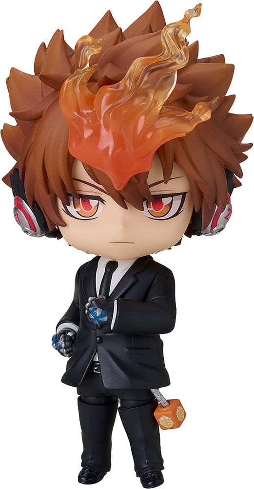 Reborn! Series Nendoroid Action Figure Tsunayoshi Sawada: Black Suit Ver. 11 cm Orange Rouge