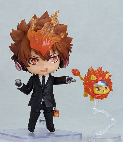 Reborn! Series Nendoroid Action Figure Tsunayoshi Sawada: Black Suit Ver. 11 cm Orange Rouge