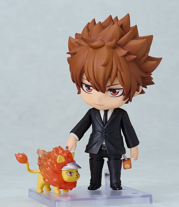 Reborn! Series Nendoroid Action Figure Tsunayoshi Sawada: Black Suit Ver. 11 cm Orange Rouge