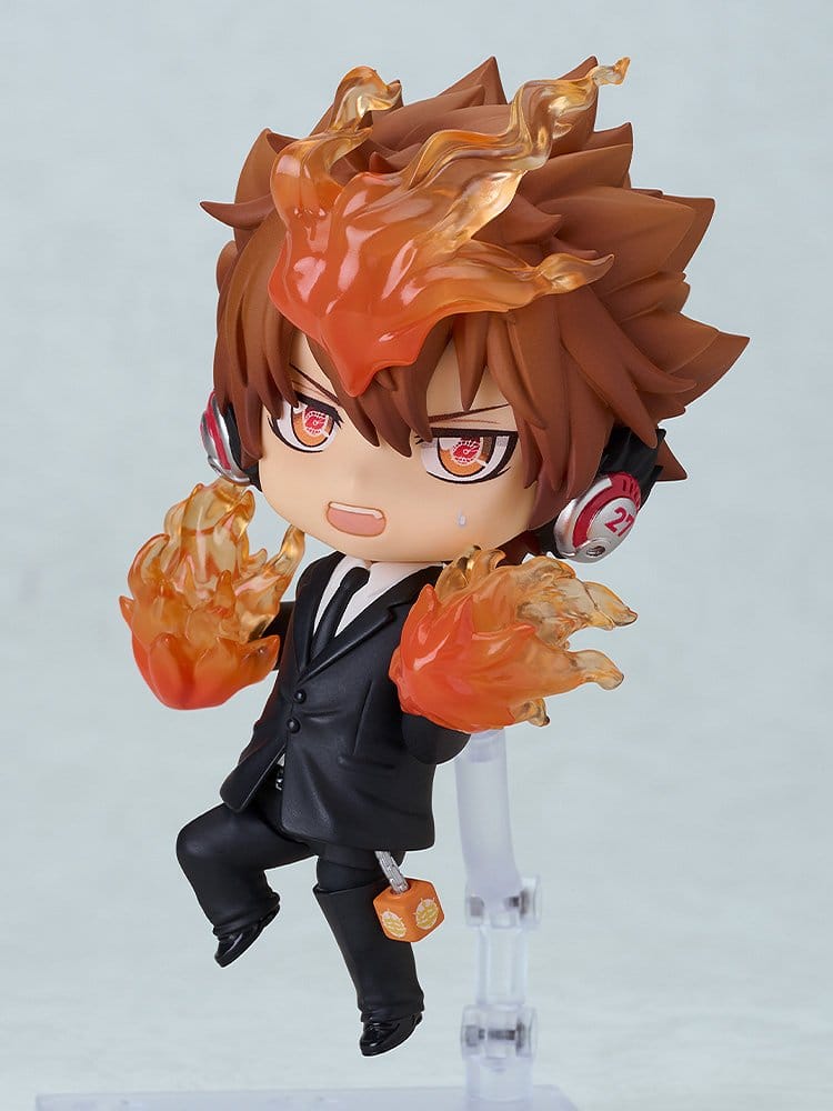 Reborn! Series Nendoroid Action Figure Tsunayoshi Sawada: Black Suit Ver. 11 cm Orange Rouge
