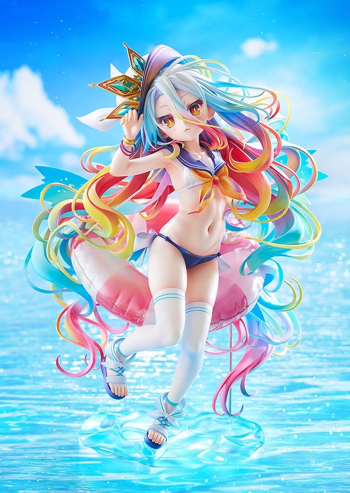 No Game No Life Statue 1/7 Shiro: Sailor-Style Swimsuit Ver. 24 cm Good Smile Company