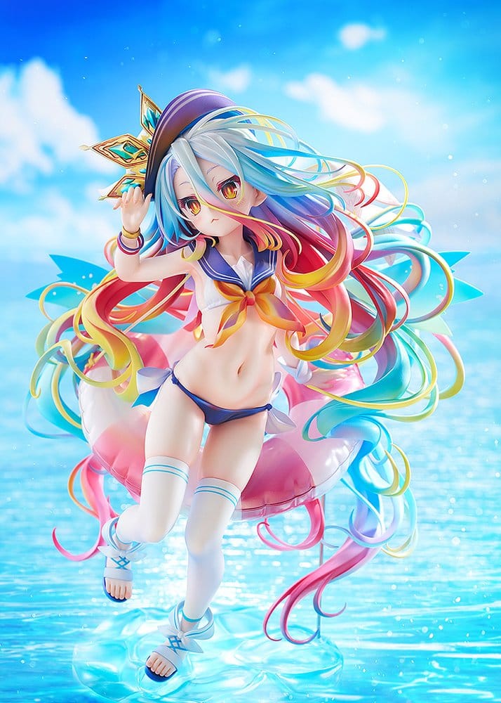 No Game No Life Statue 1/7 Shiro: Sailor-Style Swimsuit Ver. 24 cm Good Smile Company