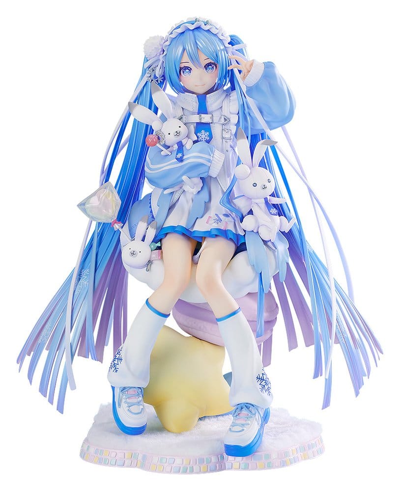 Character Vocal Series 01: Hatsune Miku PVC Statue 1/7 Snow Miku: Yukiiro Pop Ver. 24 cm Good Smile Company