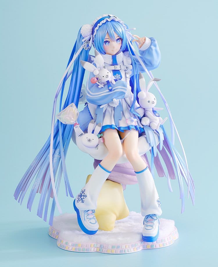 Character Vocal Series 01: Hatsune Miku PVC Statue 1/7 Snow Miku: Yukiiro Pop Ver. 24 cm Good Smile Company