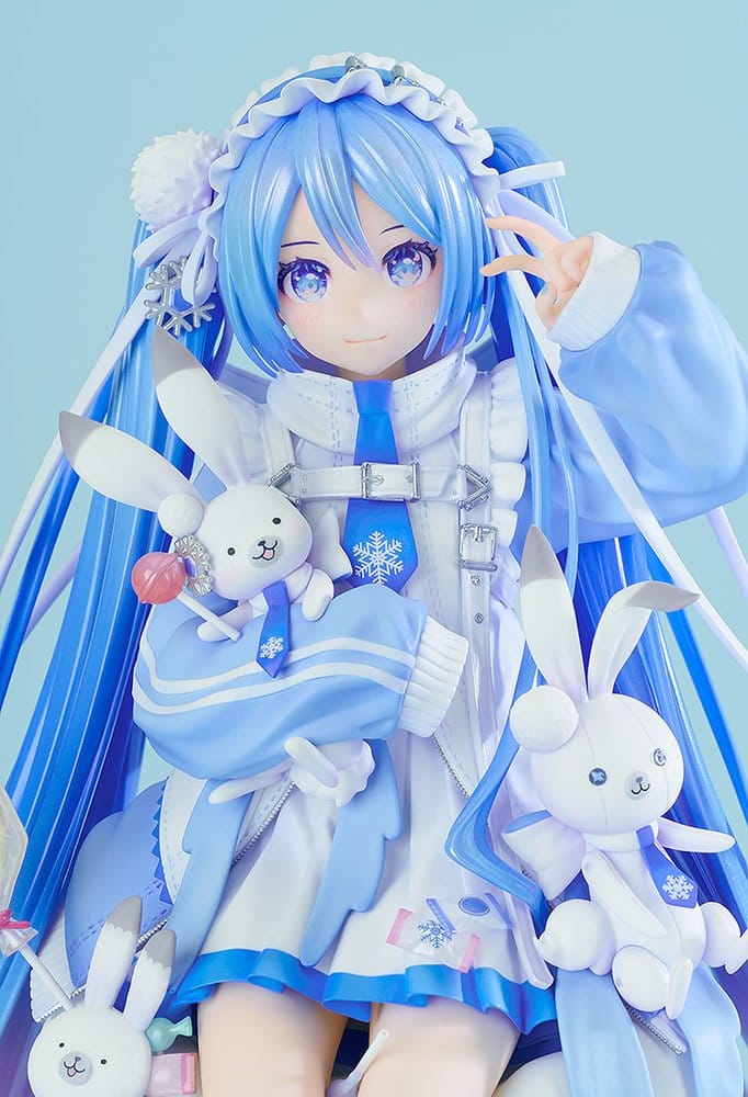 Character Vocal Series 01: Hatsune Miku PVC Statue 1/7 Snow Miku: Yukiiro Pop Ver. 24 cm Good Smile Company