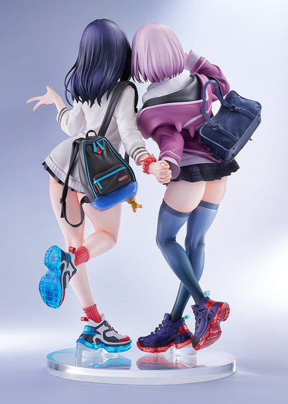 SSSS.GridmanPVC Statues 1/7 2-Pack Rikka Takarada & Akane Shinjo feat. toridamono 22 cm Good Smile Company