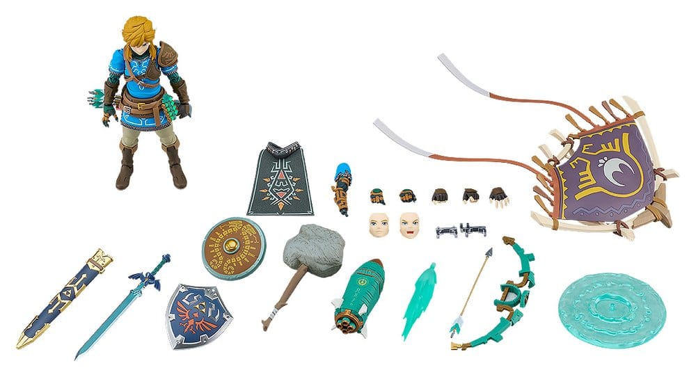 The Legend of Zelda Tears of the Kingdom Figma Action Figure Link Tears of the Kingdom Ver. DX Edition 15 cm Good Smile Company
