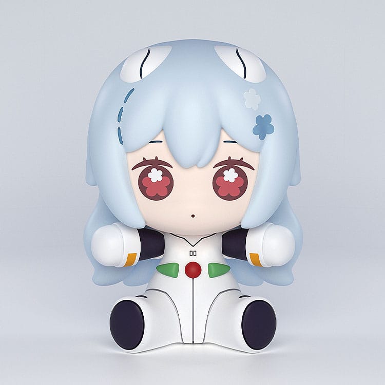 Neon Genesis Evangelion: Rebuild of Evangelion Huggy Good Smile Chibi Figure Rei Ayanami: Long Hair Ver. 7 cm Good Smile Company