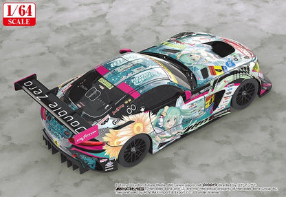 Hatsune Miku GT Project Vehicle 1/64 Good Smile Hatsune Miku AMG 2017 Super GT Ver. 7 cm