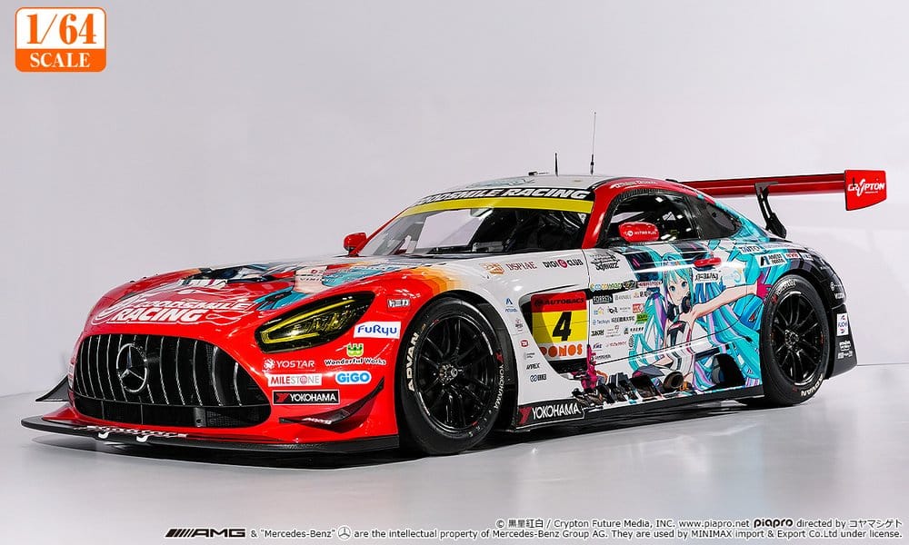 Hatsune Miku Good Smile Vehicle 1/64 AMG 2026 Presentation Ver. 2 cm