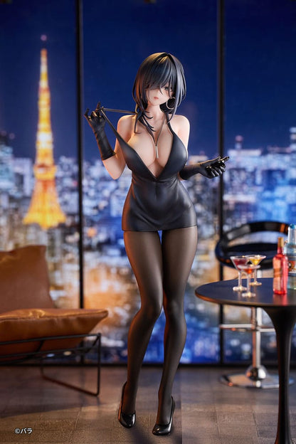 Original Character PVC Statue 1/6 Ishimi Yokoyama Black One-piece Dress Ver. illustration by Bara 28 cm