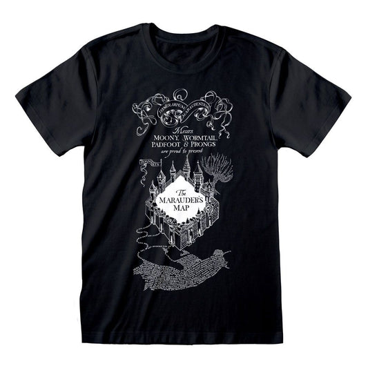 Harry Potter T-Shirt Marauders Map Size L
