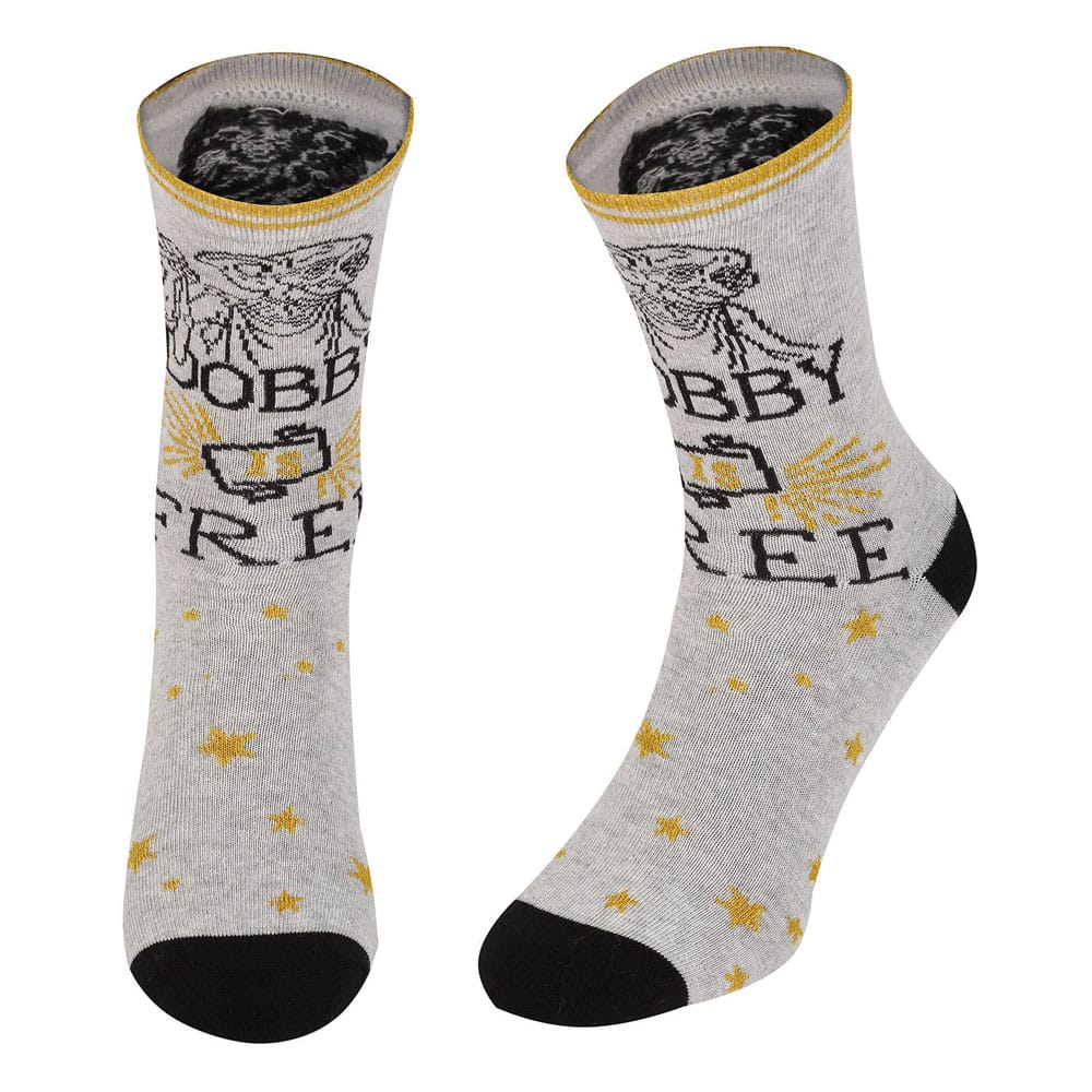 Harry Potter Socks Dobby Is Free L-XL Footwear