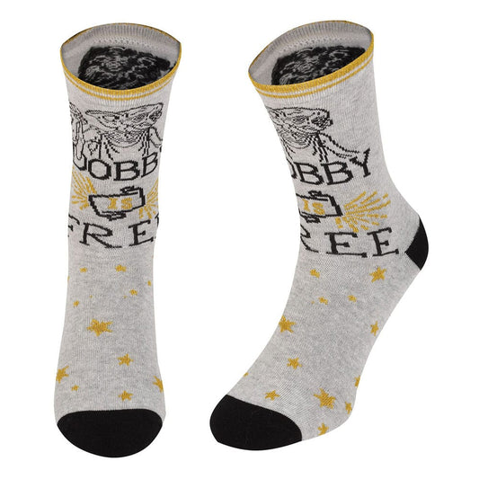 Harry Potter Socks Dobby Is Free L-XL Footwear