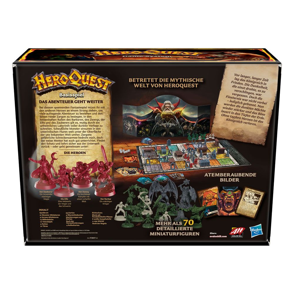 HeroQuest Board Game Basisspiel german Hasbro