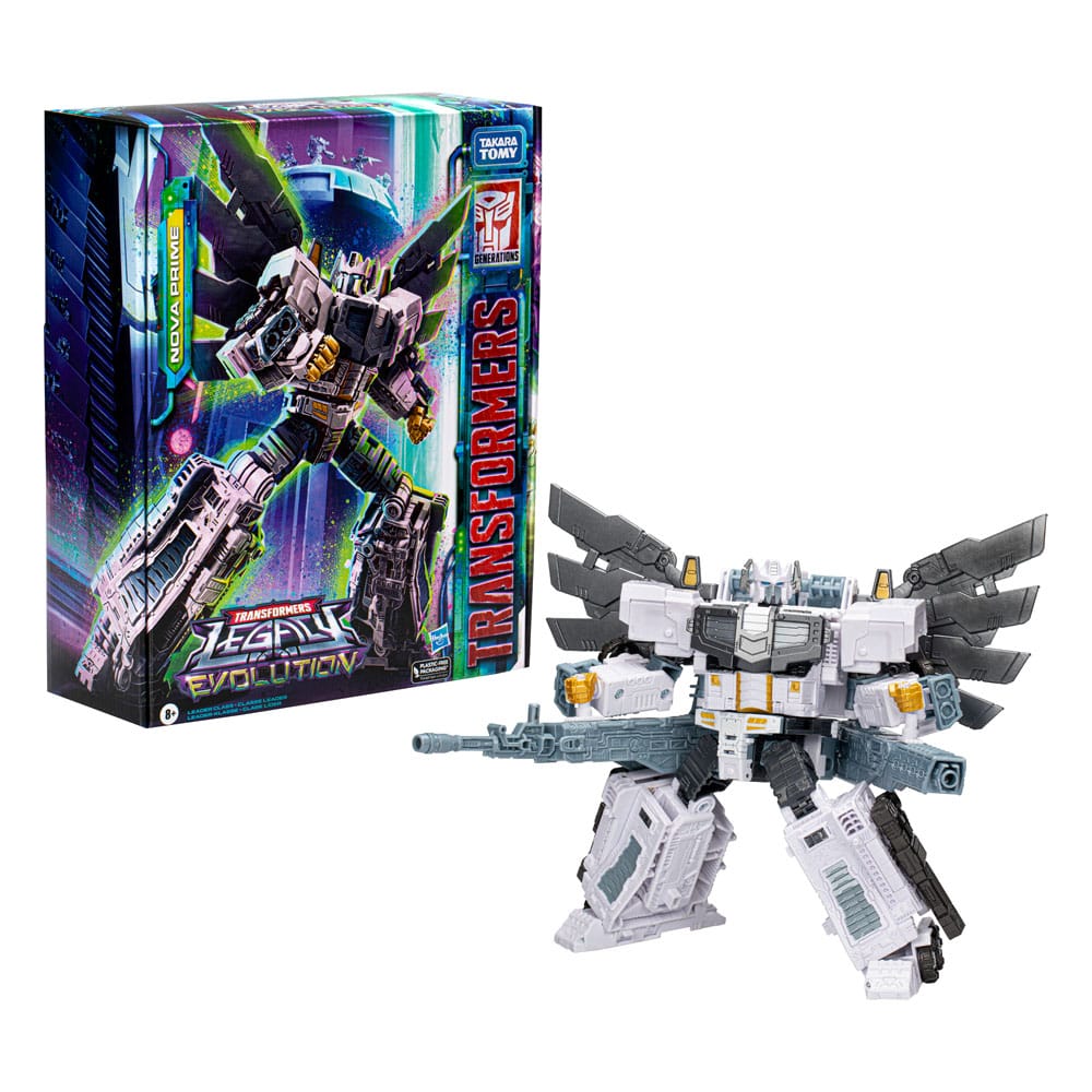 Transformers Generations Legacy Evolution Leader Class Action Figure Nova Prime 18 cm