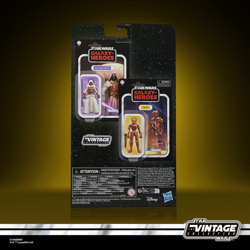 Star Wars: Galaxy of Heroes Vintage Collection Action Figure 2-Pack Jedi Knight Revan & HK-47 10 cm - FanofThings.co.uk