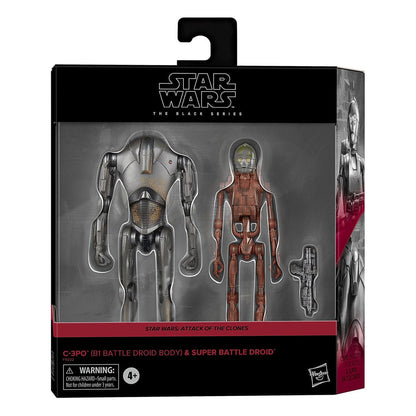 Star Wars Episode II Black Series Action Figure 2-Pack C-3PO (B1 Battle Droid Body) & Super Battle Droid 15 cm Hasbro