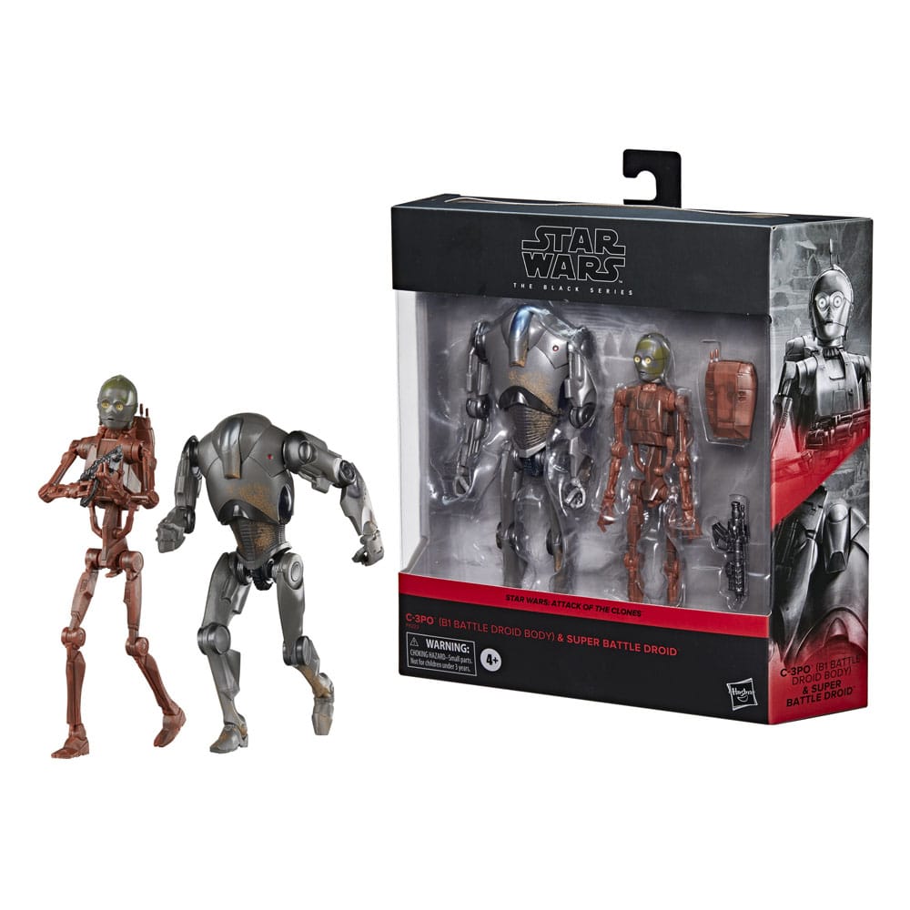 Star Wars Episode II Black Series Action Figure 2-Pack C-3PO (B1 Battle Droid Body) & Super Battle Droid 15 cm Hasbro