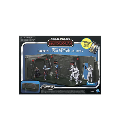 Star Wars: The Mandalorian Vintage Collection Tantive IV Hallway with Mandalorian Privateer Figure 10 cm Hasbro