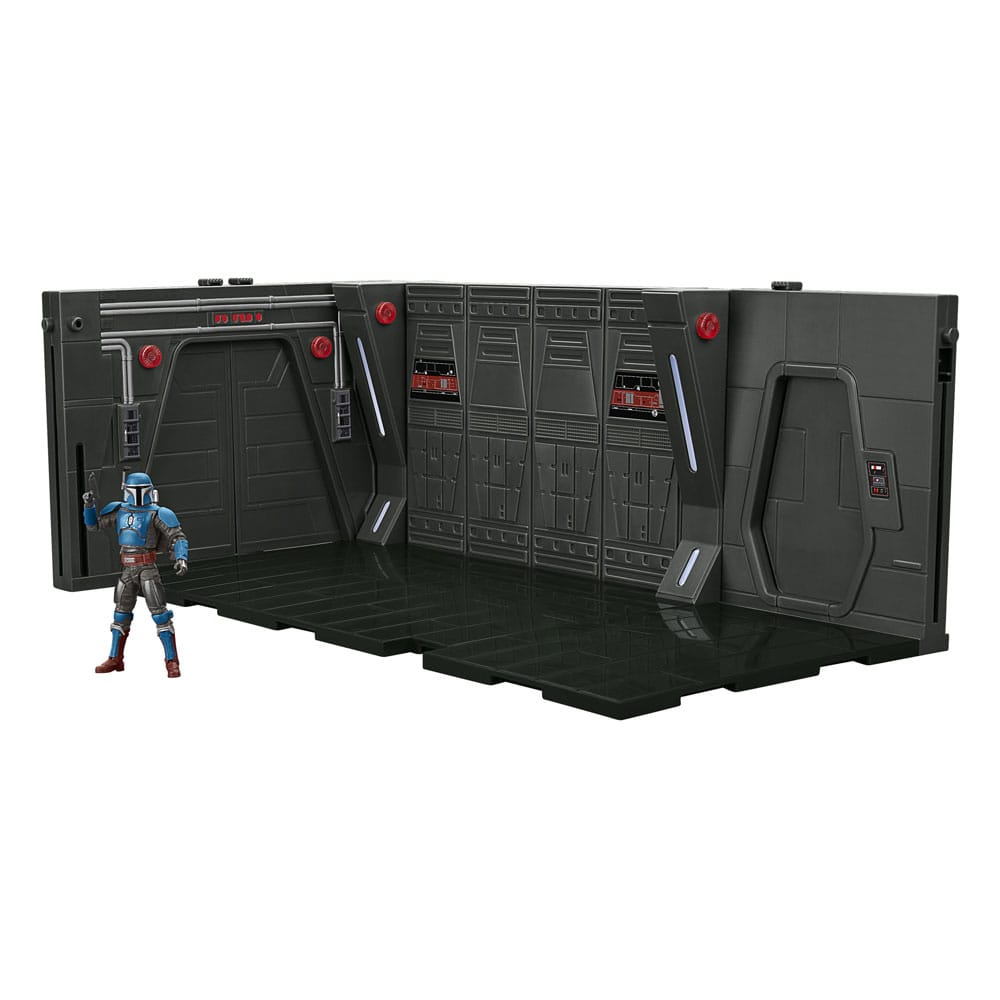 Star Wars: The Mandalorian Vintage Collection Tantive IV Hallway with Mandalorian Privateer Figure 10 cm Hasbro