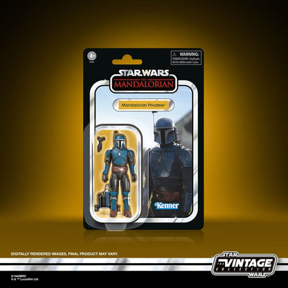 Star Wars: The Mandalorian Vintage Collection Tantive IV Hallway with Mandalorian Privateer Figure 10 cm Hasbro