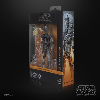 Star Wars: The Mandalorian Black Series Action Figure 2-Pack IG-12 & Grogu 15 cm