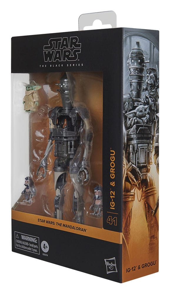 Star Wars: The Mandalorian Black Series Action Figure 2-Pack IG-12 & Grogu 15 cm Action figures