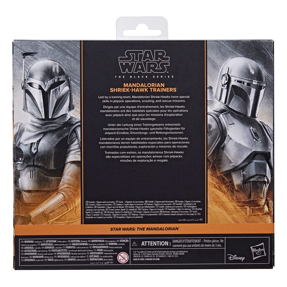 Star Wars: The Mandalorian Black Series Action Figure 2-Pack Mandalorian Shriek-Hawk Trainers 15 cm Hasbro