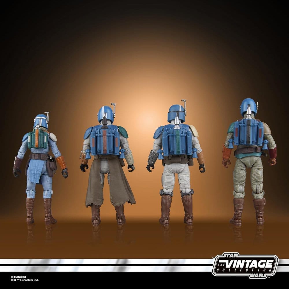 Star Wars The Mandalorian Vintage Collection Action Figure 4-Pack Mandalorian Shriek-Hawk 10 cm Hasbro