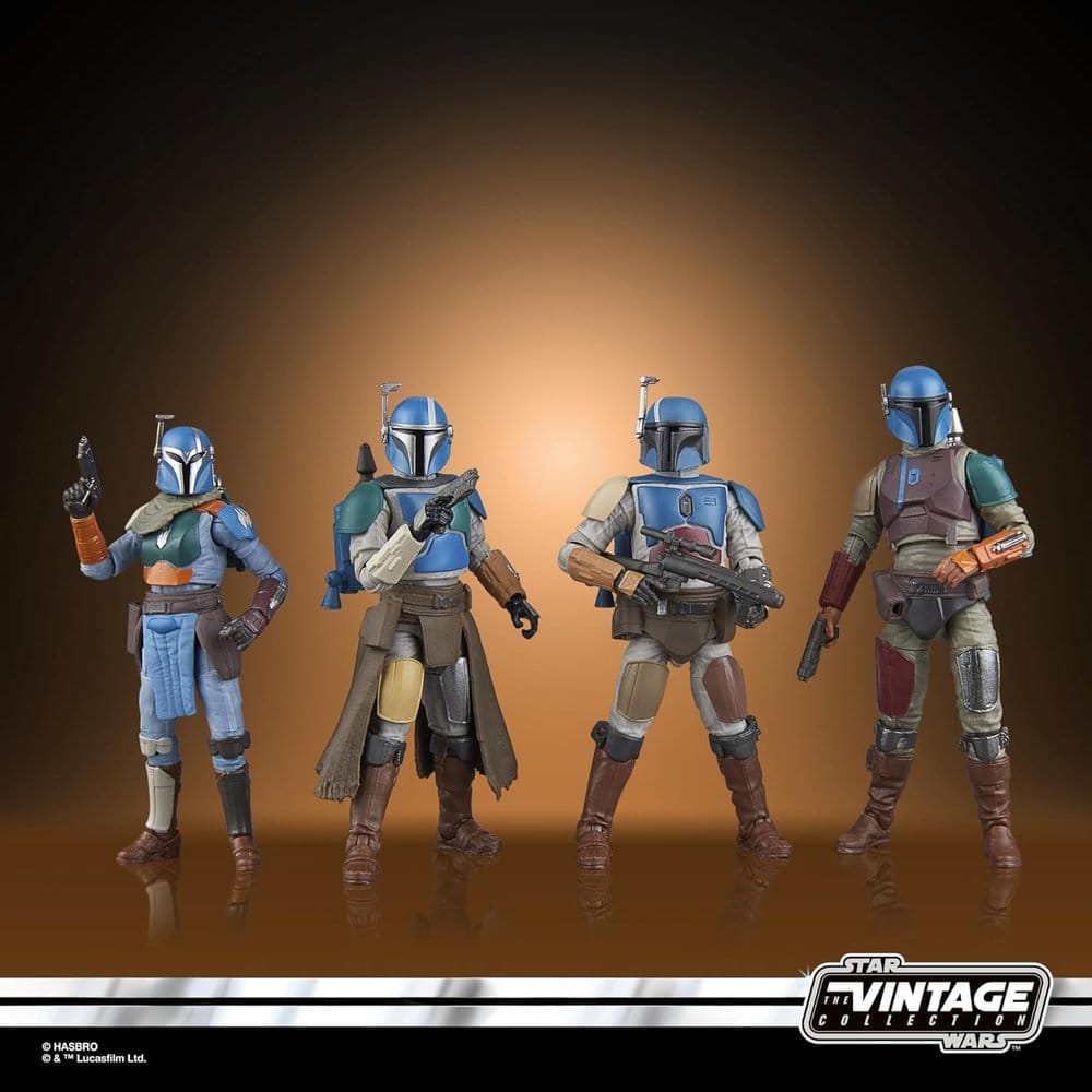 Star Wars The Mandalorian Vintage Collection Action Figure 4-Pack Mandalorian Shriek-Hawk 10 cm Hasbro