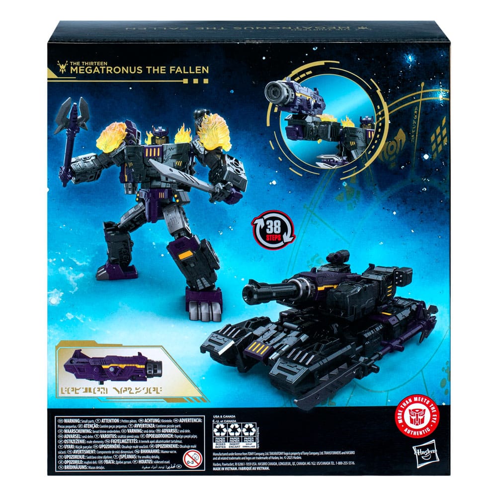 Transformers Age of the Primes Leader Class Action Figure The Thirteen Megatronus the Fallen 19 cm - [New]