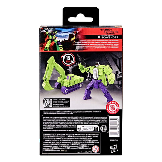 The Transformers: The Movie Studio Series Deluxe Class Action Figure Constructicon Scavenger 11 cm