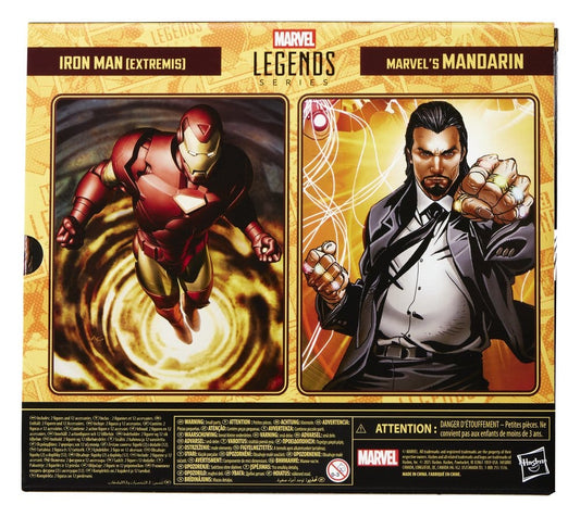 Marvel Legends Action Figure 2-Pack Iron Man (Extremis) & Marvel's Mandarin 15 cm