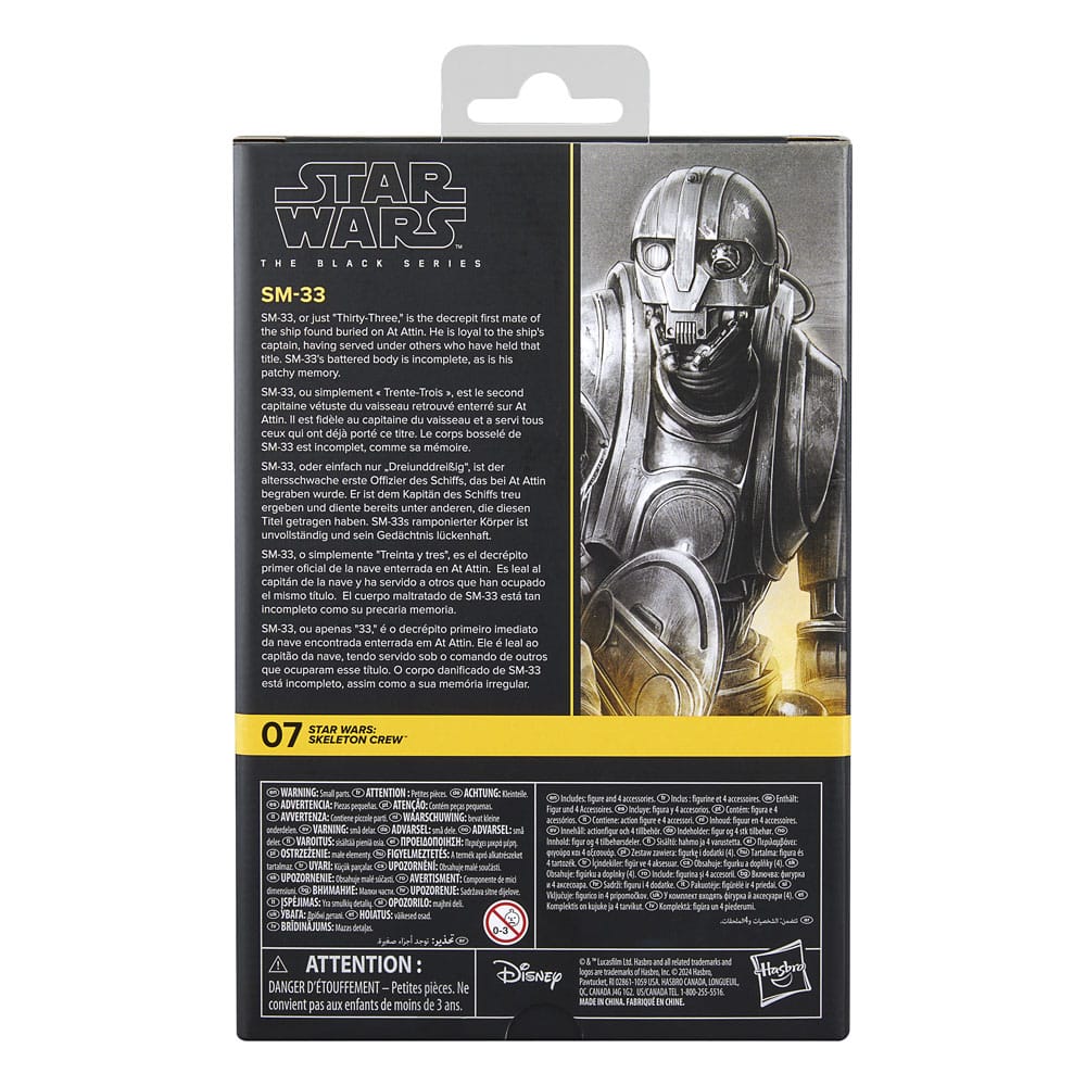 Star Wars: Skeleton Crew Black Series Action Figure SM-33 15 cm Hasbro