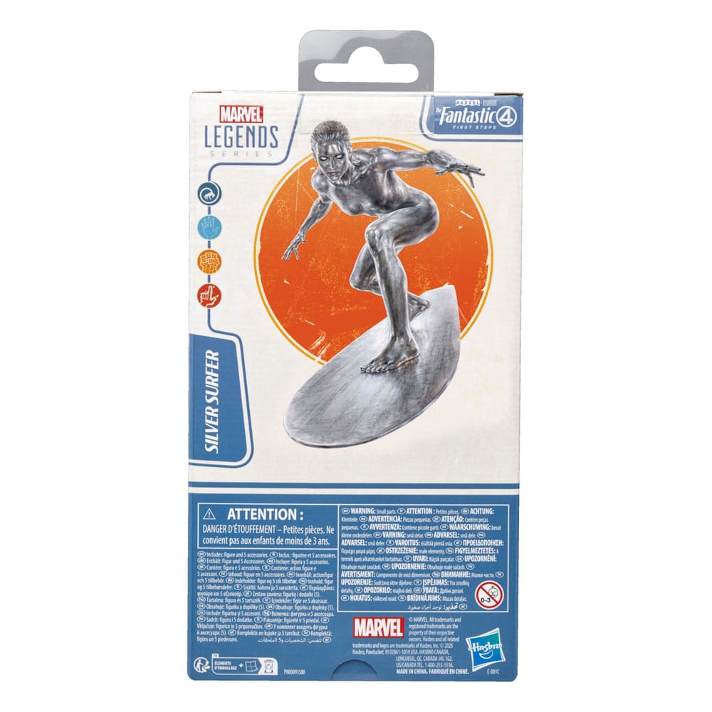 The Fantastic Four: First Steps Marvel Legends Action Figure Silver Surfer 15 cm