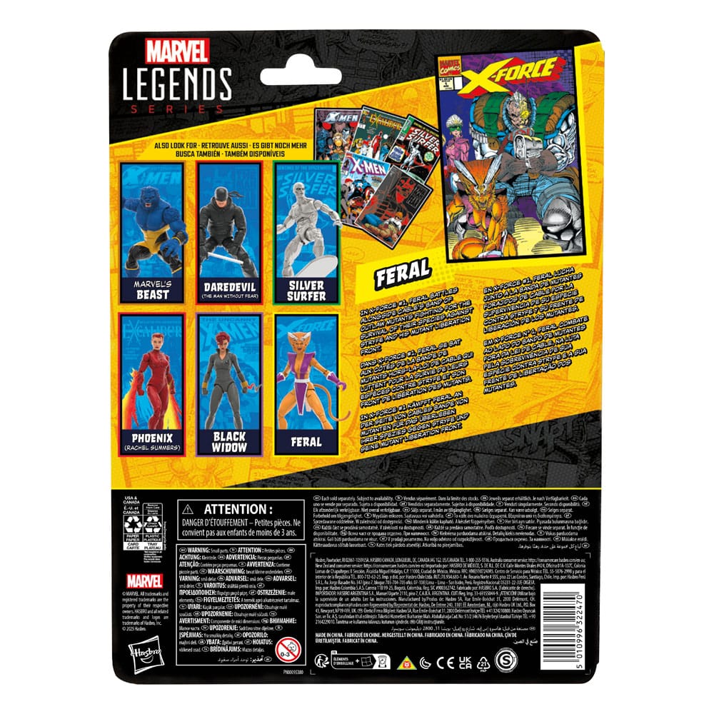 X-Force Marvel Legends Action Figure Feral 15 cm