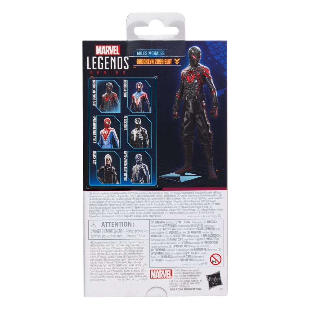 Spider-Man 2 Marvel Legends Gamerverse Action Figure Miles Morales (Brooklyn 2099 Suit) 15 cm Hasbro