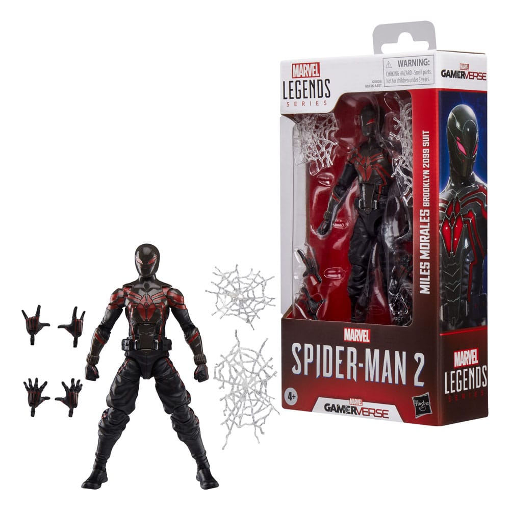 Spider-Man 2 Marvel Legends Gamerverse Action Figure Miles Morales (Brooklyn 2099 Suit) 15 cm Hasbro