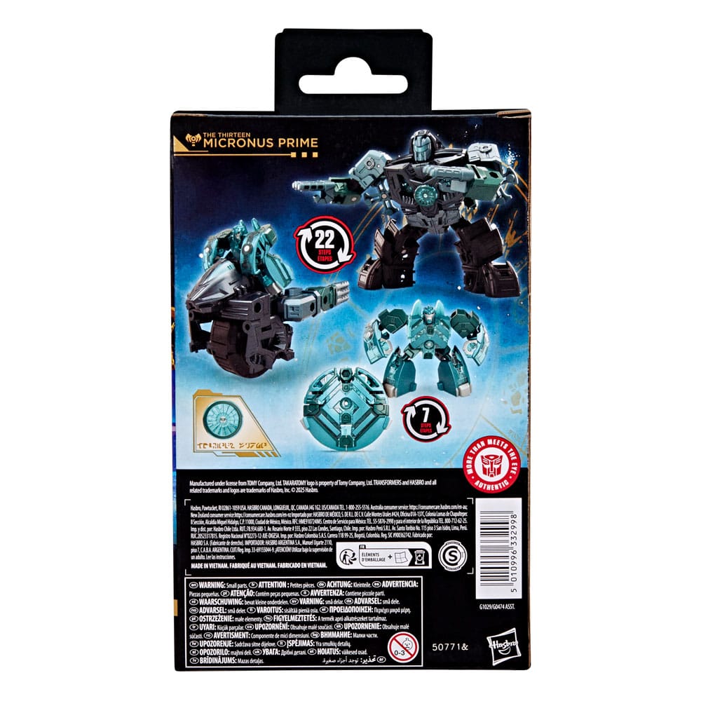 Transformers Age of the Primes Deluxe Class Action Figure The Thirteen: Micronus Prime 14 cm Hasbro