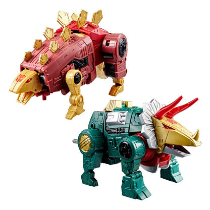 Transformers Age of the Primes Leader Class Action Figure G2 Universe Dinobots Snarl & Slug 19 cm Hasbro