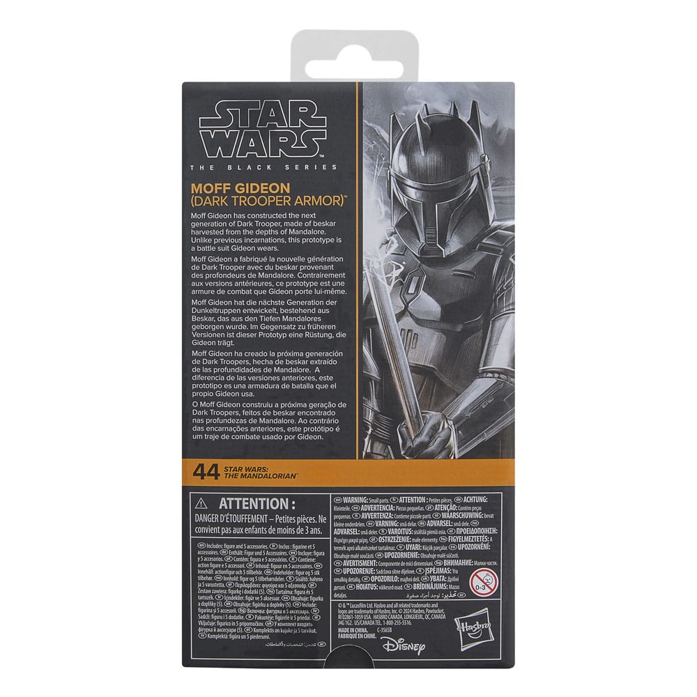 Star Wars: The Mandalorian Black Series Action Figure Moff Gideon (Dark Trooper Armor) 15 cm Hasbro
