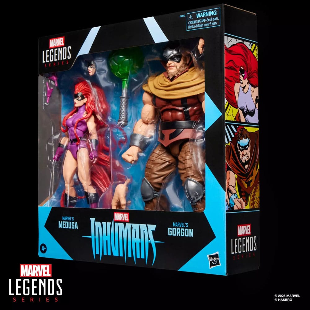 Inhumans Marvel Legends Action Figure 2-Pack Marvel's Medusa & Marvel's Gorgon 15 cm