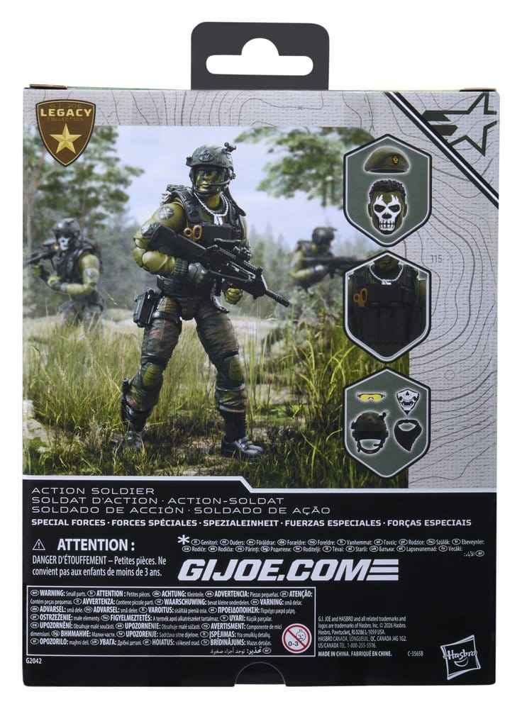 G.I. Joe Classified Series Legacy Collection Action Figure Action Soldier - Special Forces 15 cm