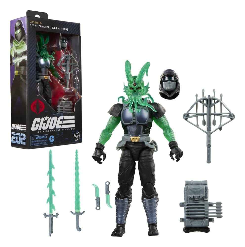 G.I. Joe Classified Series Action Figure #202 Night-Creeper (D.I.R.E. Tech) 15 cm