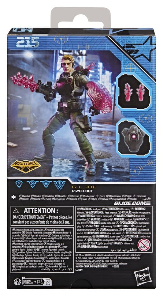 G.I. Joe Classified Series Action Figure Night Force: Psych-Out 15 cm
