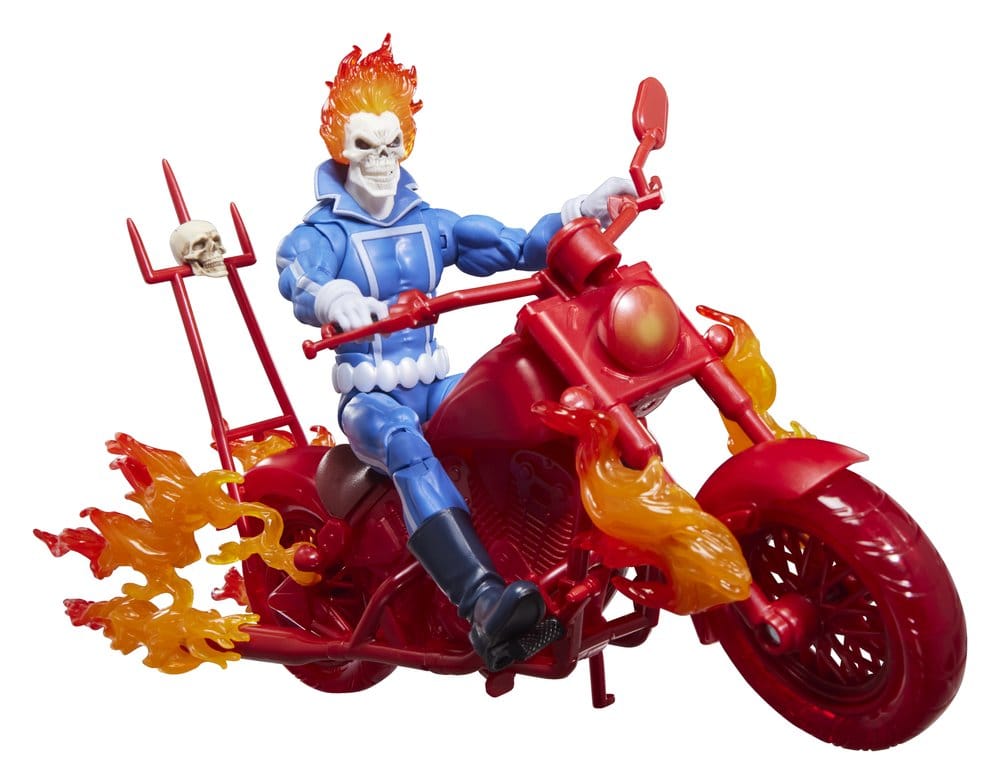Ghost Rider Marvel Legends Action Figure  Johnny Blaze with Motorcycle 15 cm Hasbro