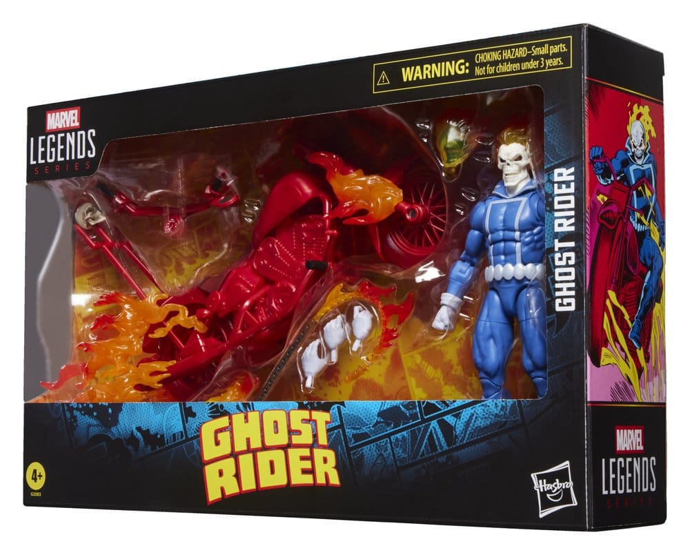 Ghost Rider Marvel Legends Action Figure  Johnny Blaze with Motorcycle 15 cm Hasbro
